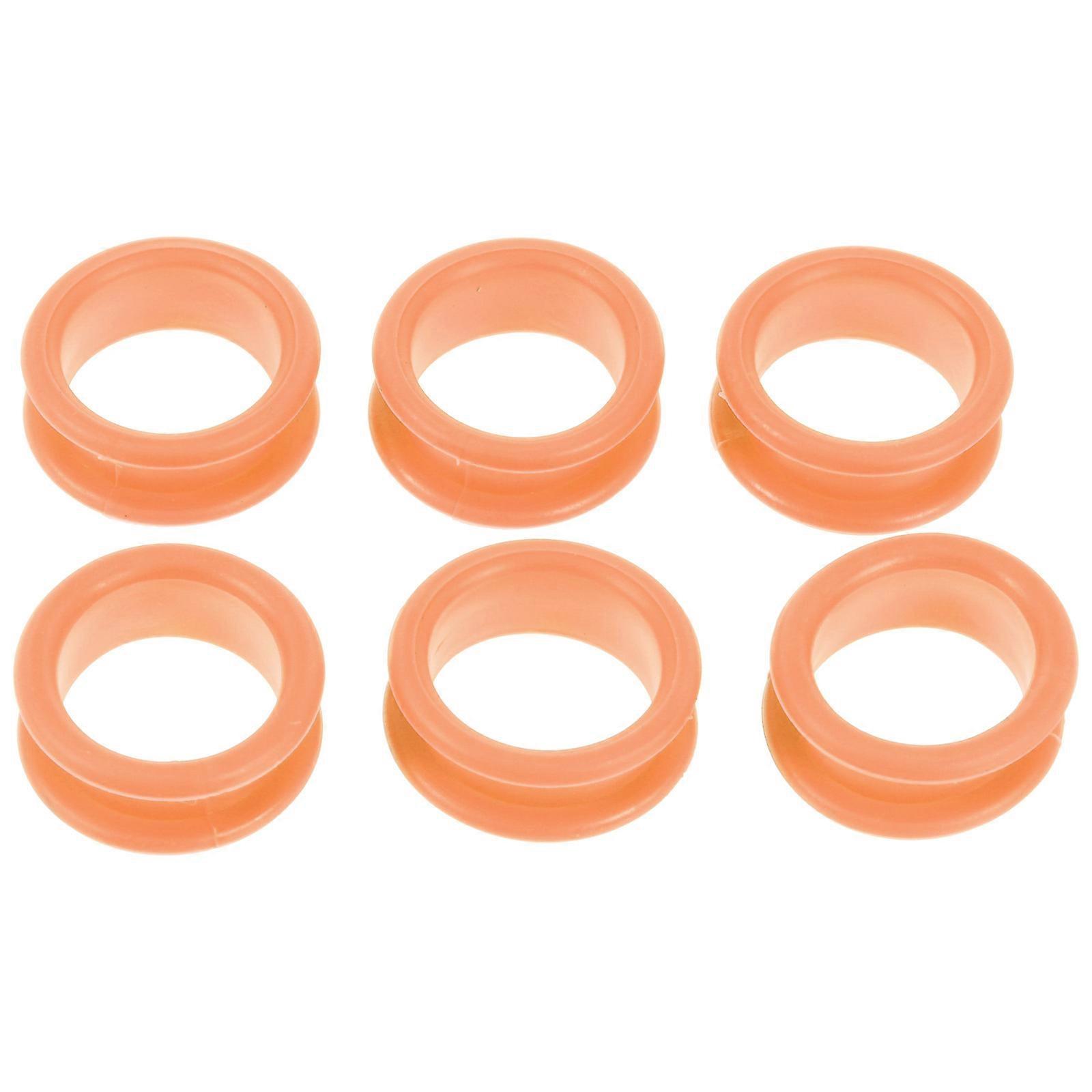 Scissor Finger Protective Ring for Stability 12Pcs Silicone Supple Rings