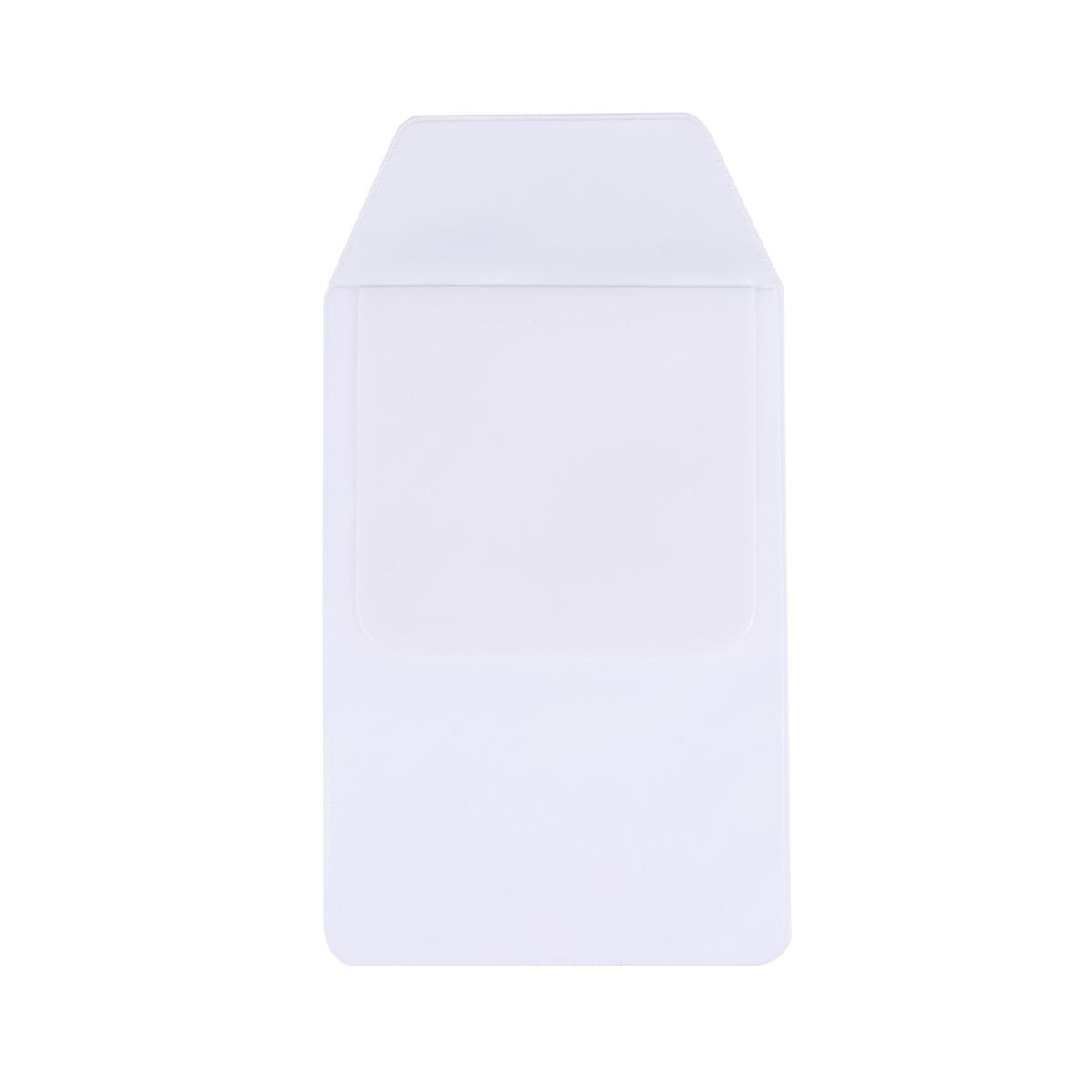 Stationery Pouch Storage for Nurse Office Use White Pvc Rectangular Leak-Proof 10Pcs