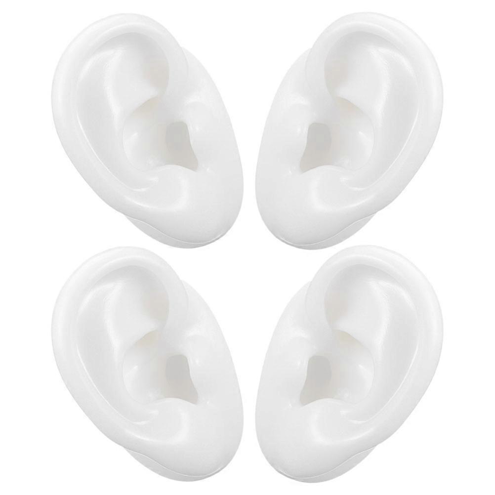 Silicone Ear Models Used For Training Sessions Designed For Beauty Industry Professionals Crafted In Realistic Simulation Style With 6 Pairs
