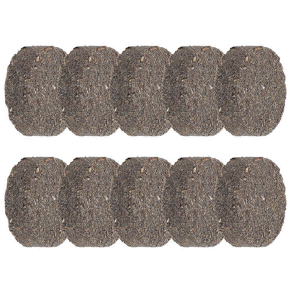 Portable Fire Starter Block for Camping 105Pcs Quick Ignition Dark Brown Wood