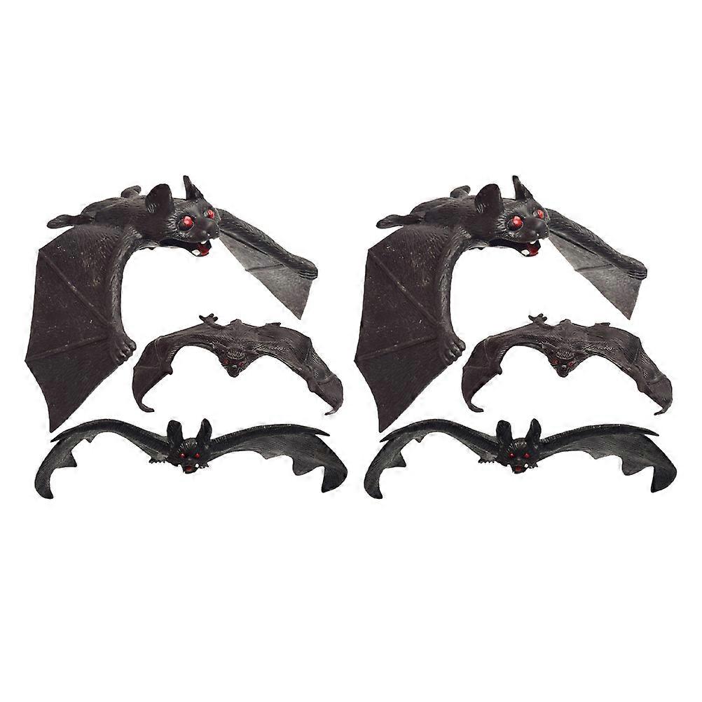 Halloween Bat Pendant Simulation Flying Bats for 24Pcs Ornaments