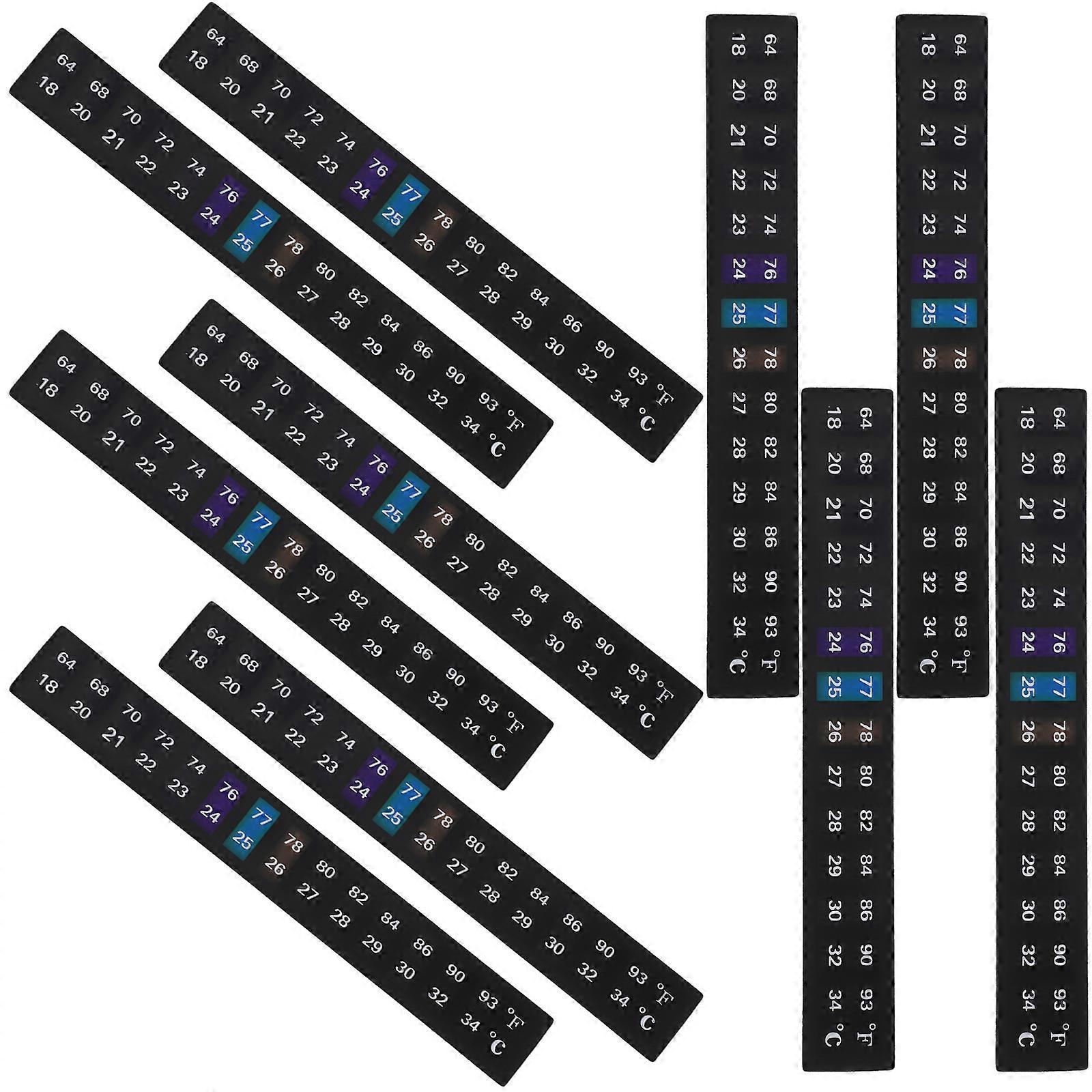 Aquarium Thermometer Sticker for Fish Tank Temperature with 50Pcs Assorted Color