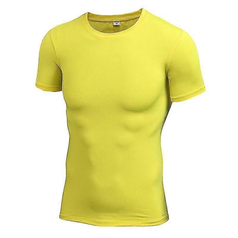 Männer Tops Kompression Base Layer Kurzarm T-Shirts Gym