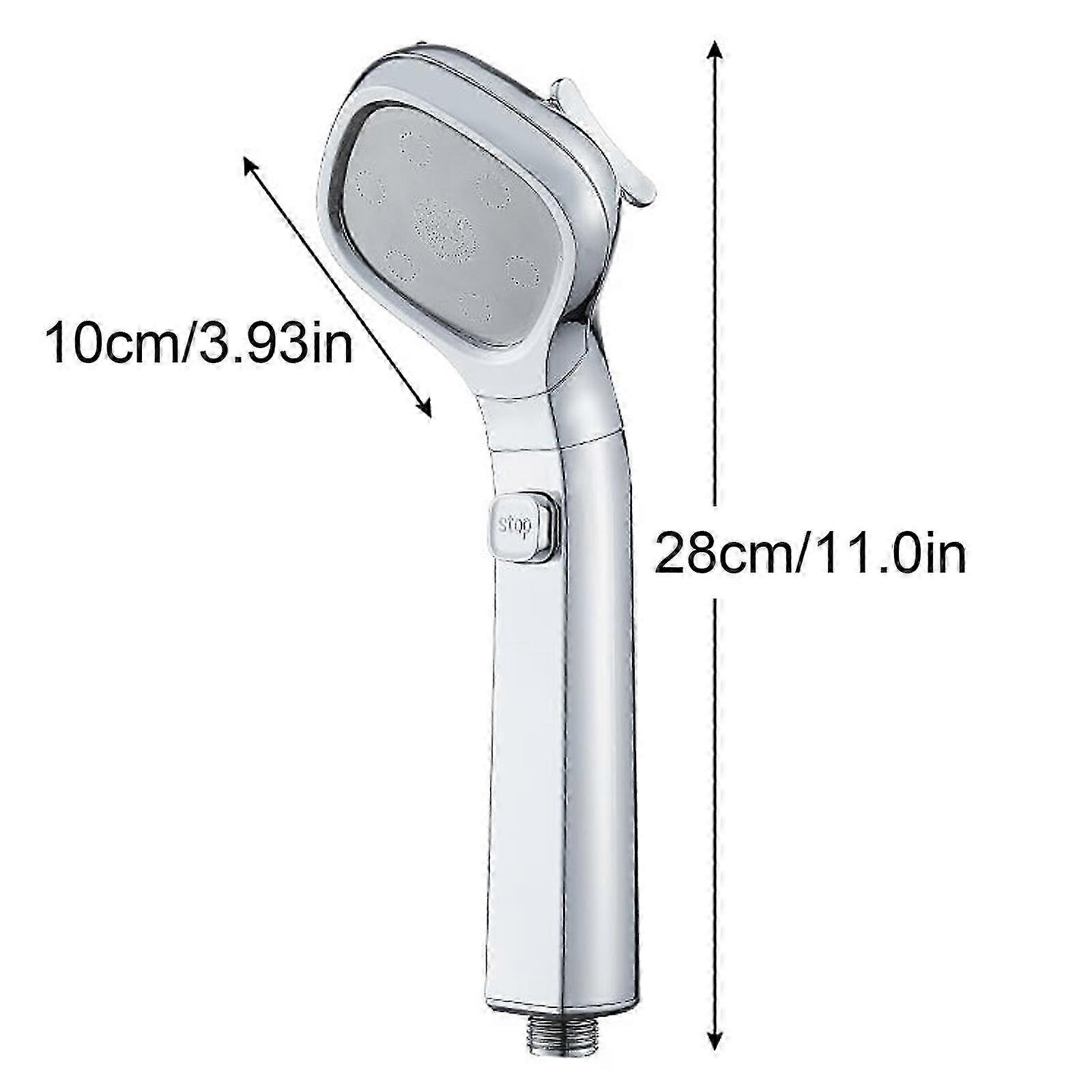 NEW HOT Bathroom Bath 4-gear Shower Shower Nozzle Premium Pressure Shower--Gold