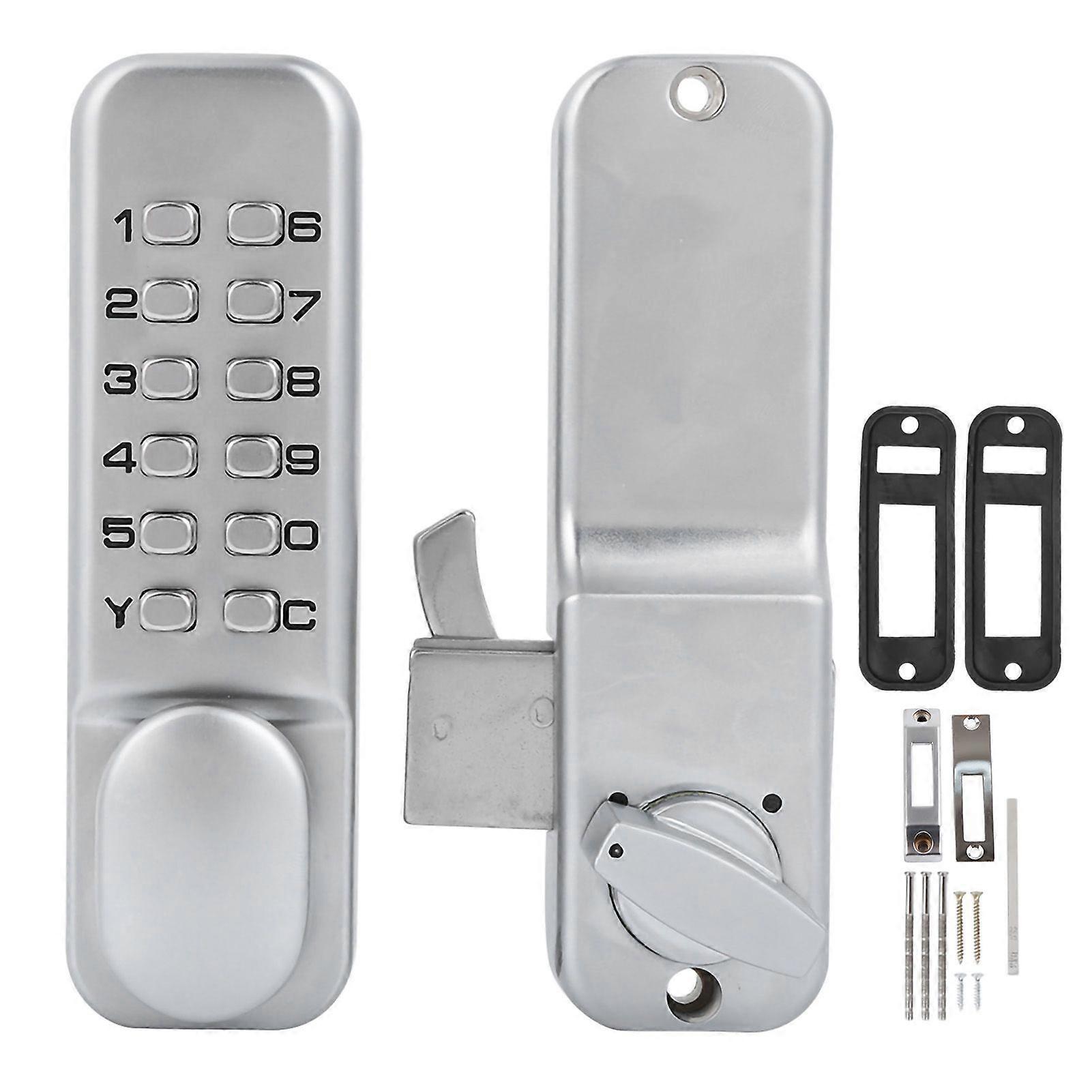 111 digits mechanical combination lock sliding door keyless access for kitchen office balcony