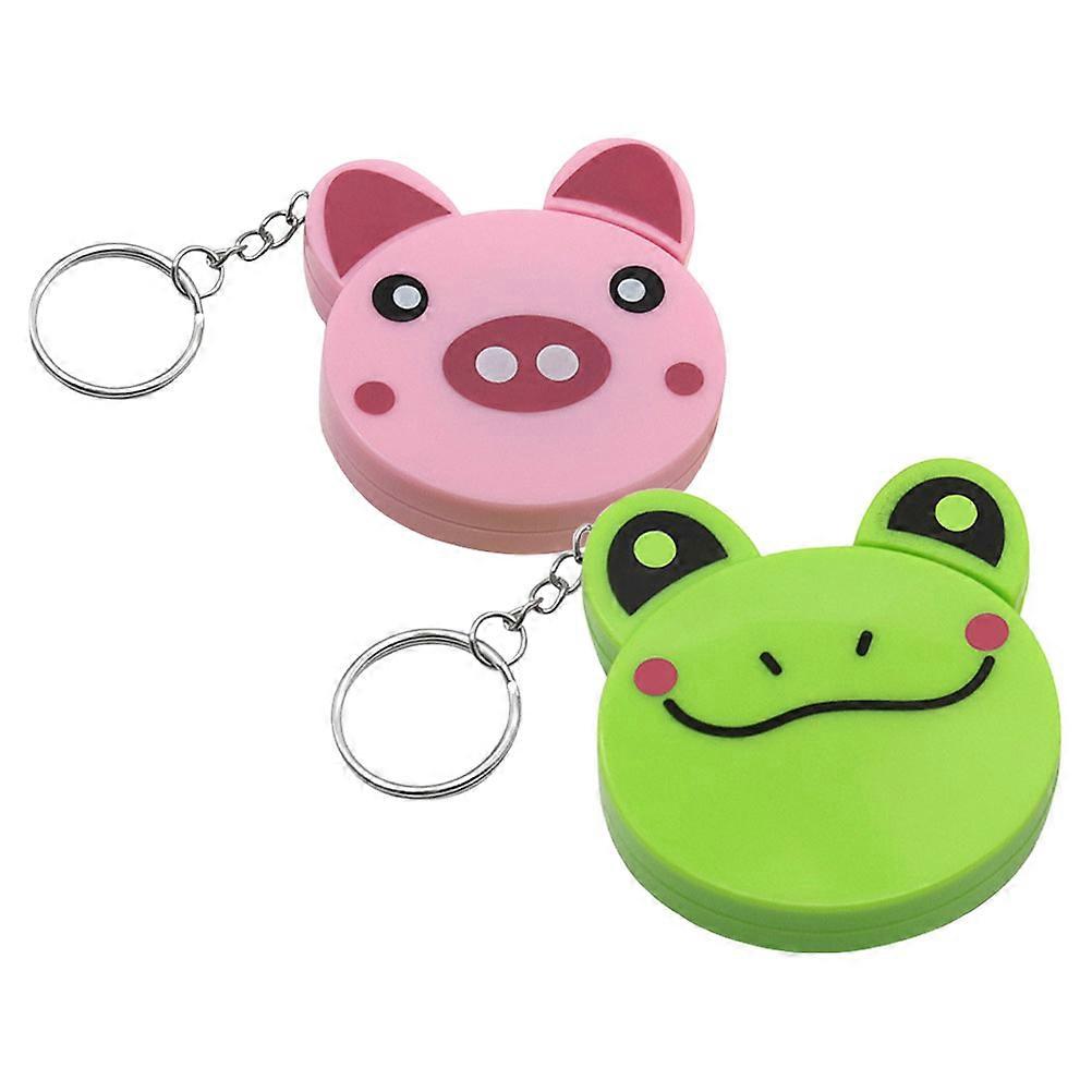Miniature Adorable Measuring Tape 4Pcs Flexible Sewing Tool Perfect For Home Use With Automatic Retractable Function