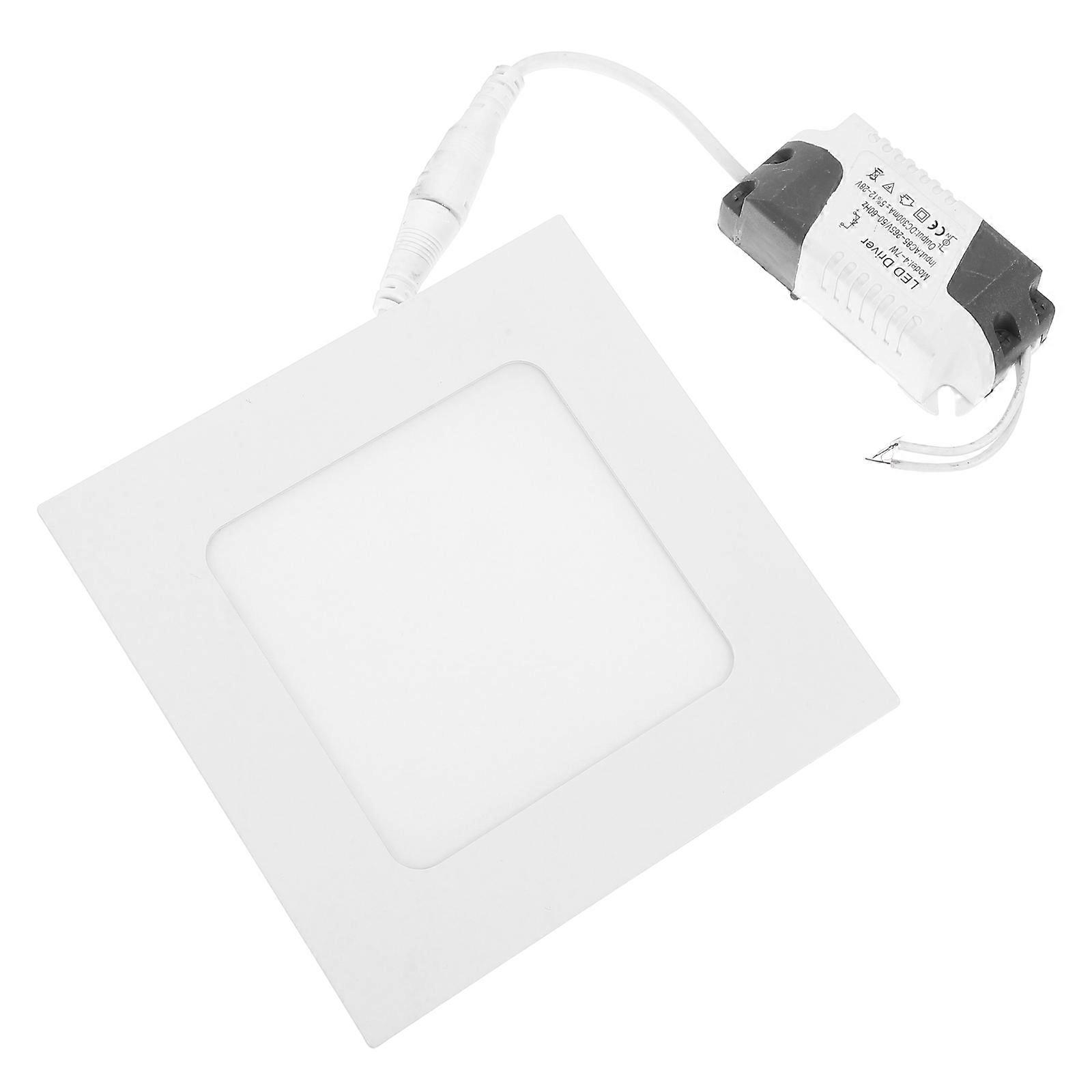 Square Panel Lamp Ceiling Light for Lighting Use 2Pcs Warm White LED