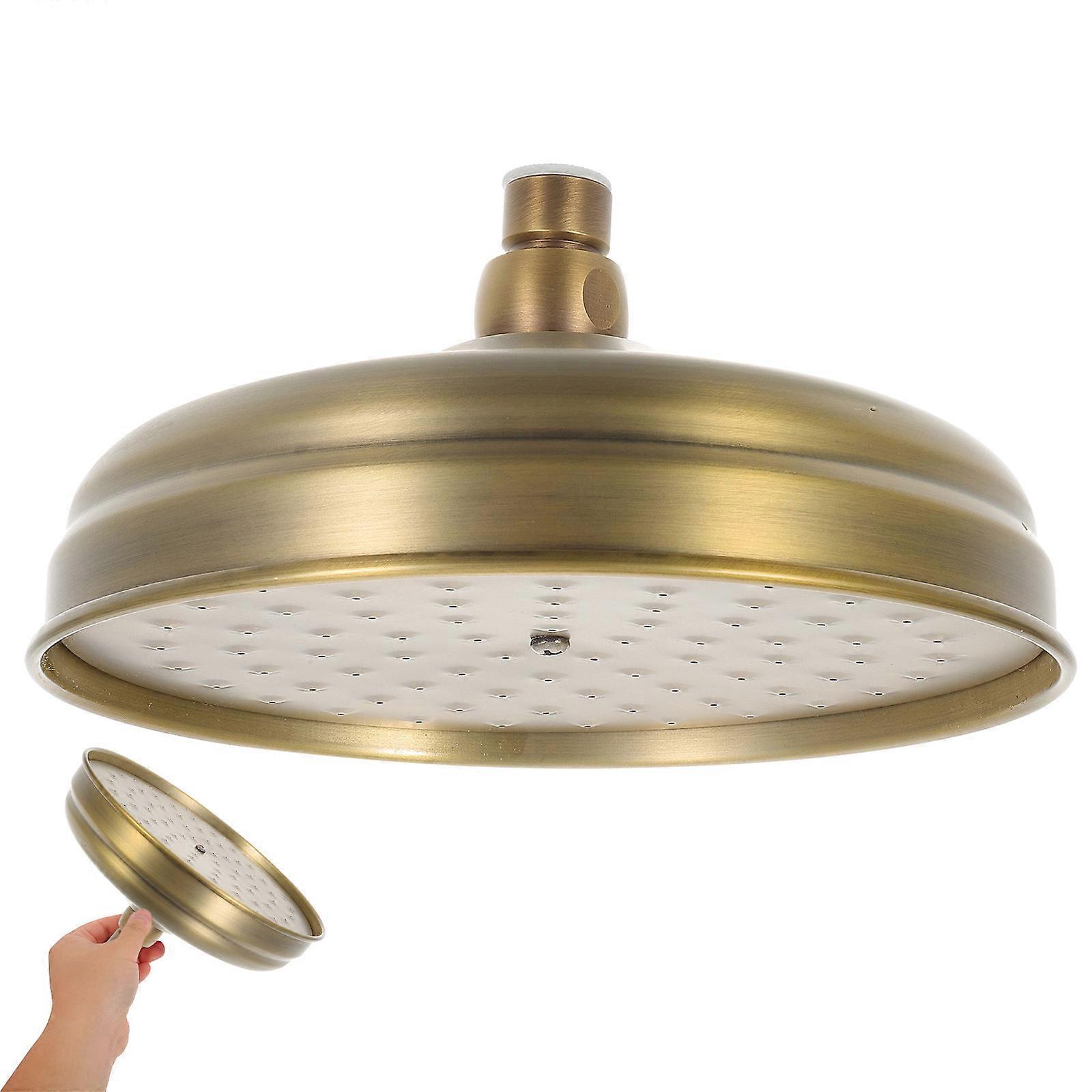 Retro Rainfall Shower Head Copper Bathroom Shower Sprayer 4Pcs Set