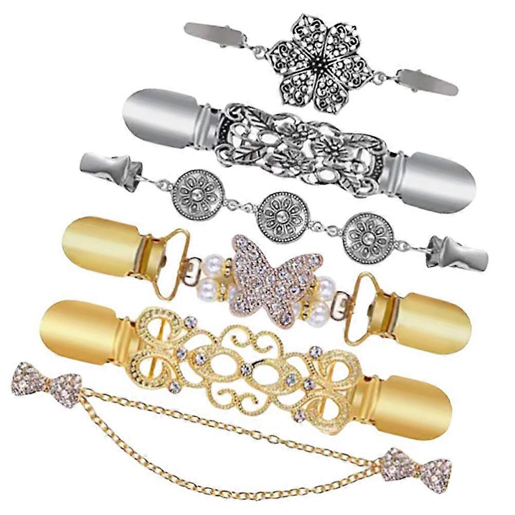 Assorted Color Shawl Clips for Clothing 18Pcs Reusable Dress Clips