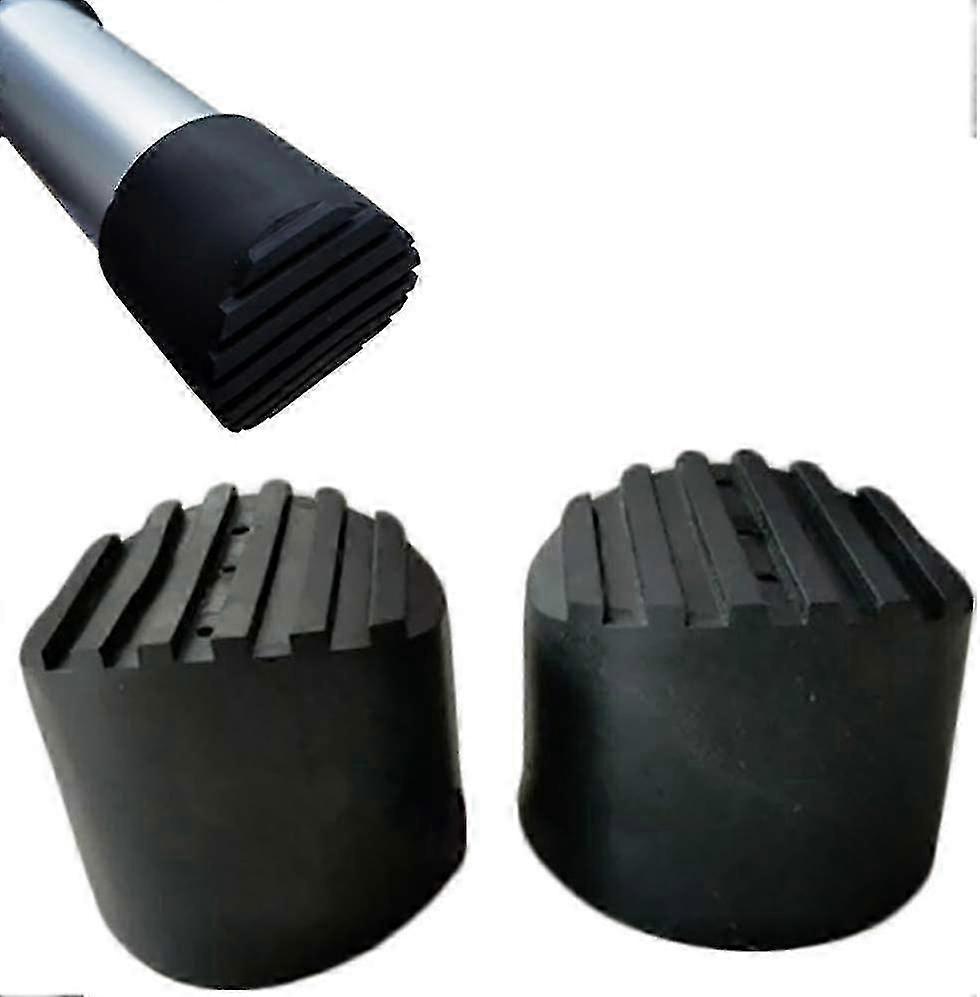 تلسكوبي سلم عدم الانزلاق أقدام المطاط استبدال خطوة سلم أقدام القدم حصيرة / حذاء كيت / وسادة القدم / غطاء / لتمديد سلم / سلم أجزاء / اكسسوارات R