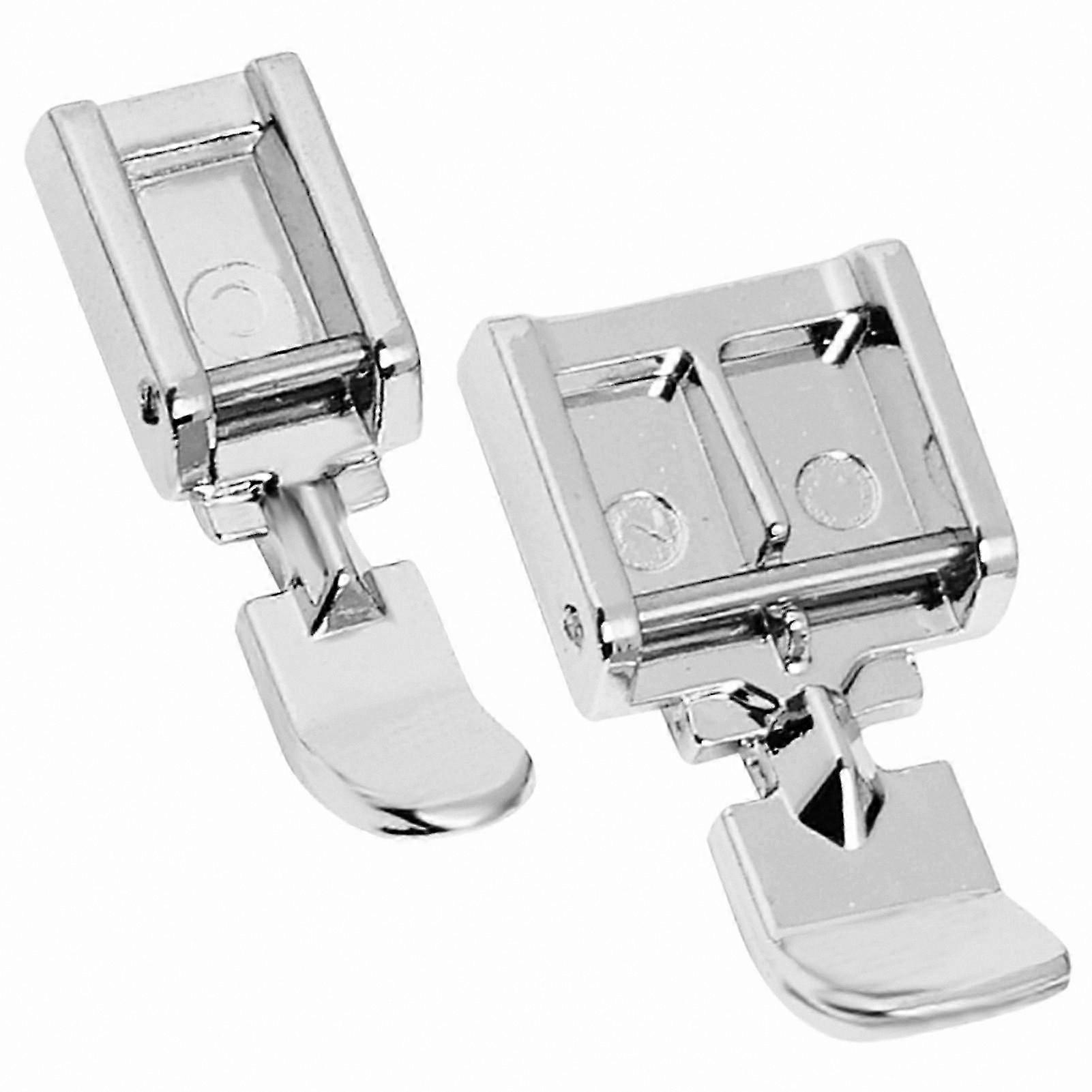 Universal Zipper Foot Set of 2 for Sewing Machines, Compatible with Brother, Singer, Janome Models