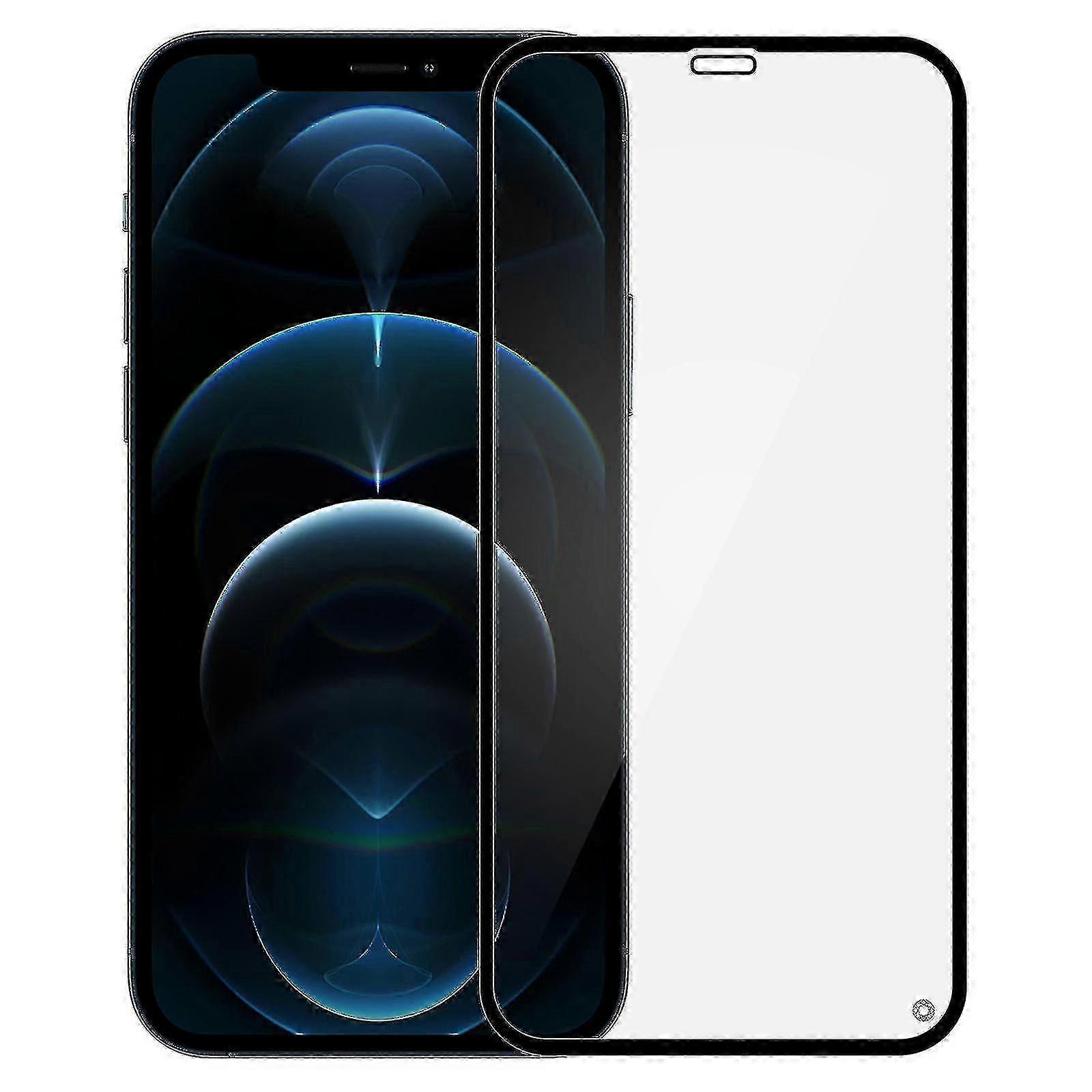 Screen Protector For Apple Iphone 12 Pro Max Fingerprint Resistant - Black-1