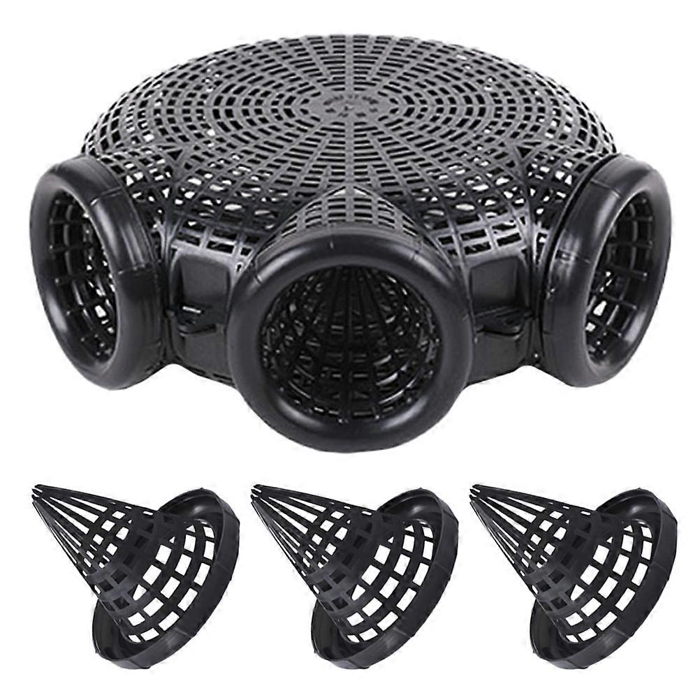 Portable Crawfish Traps Fishing Trap Cage for Efficient Fish Catch 3Sets