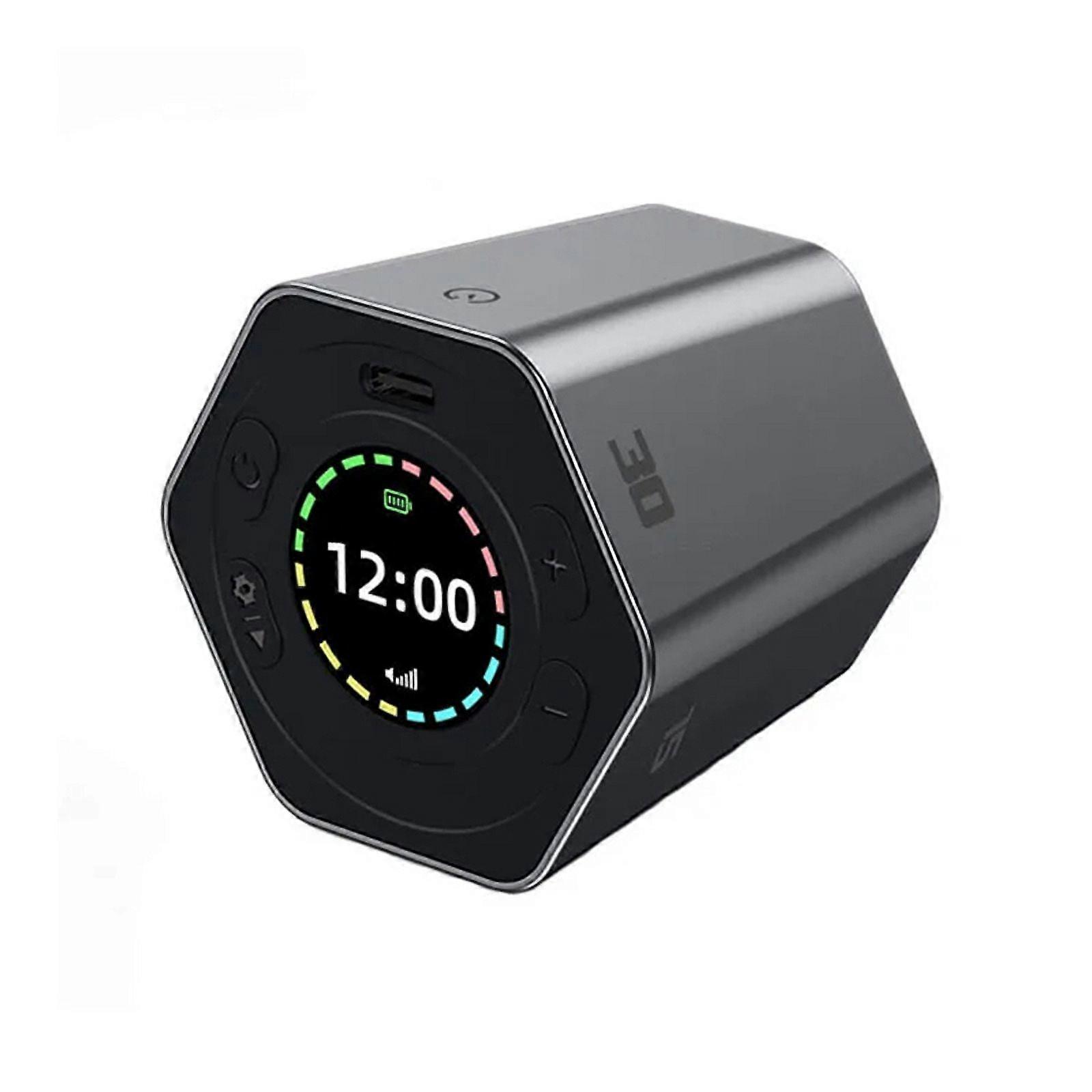 Digital Clock Magnetic Kitchen Hexagon Flip for Studying Cooking Exercising Easy to Use Magnetic