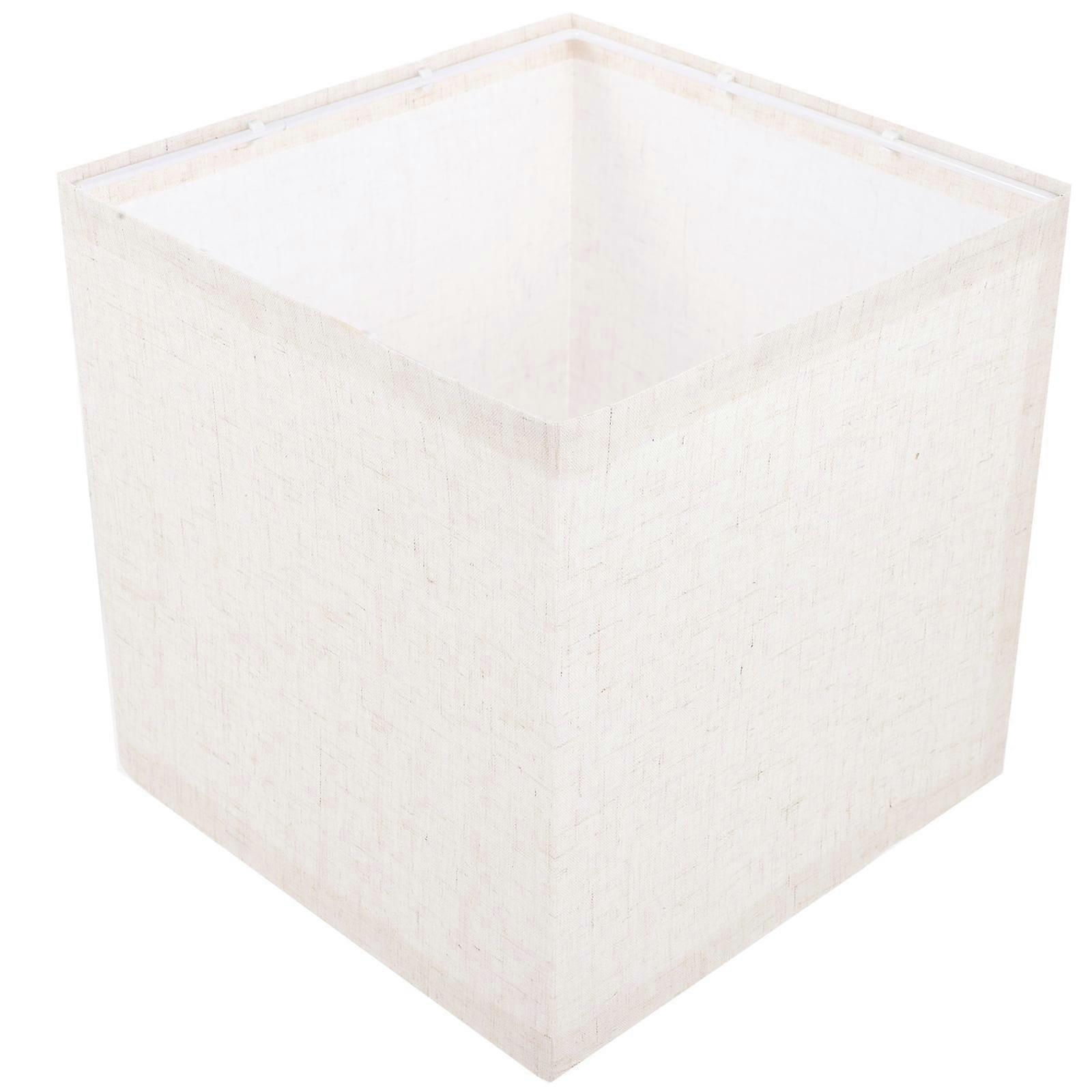 Fabric Lamp Shade Simple Lampshade Table Lamp Hanging Lamp Shade Square Lampshade(E27)