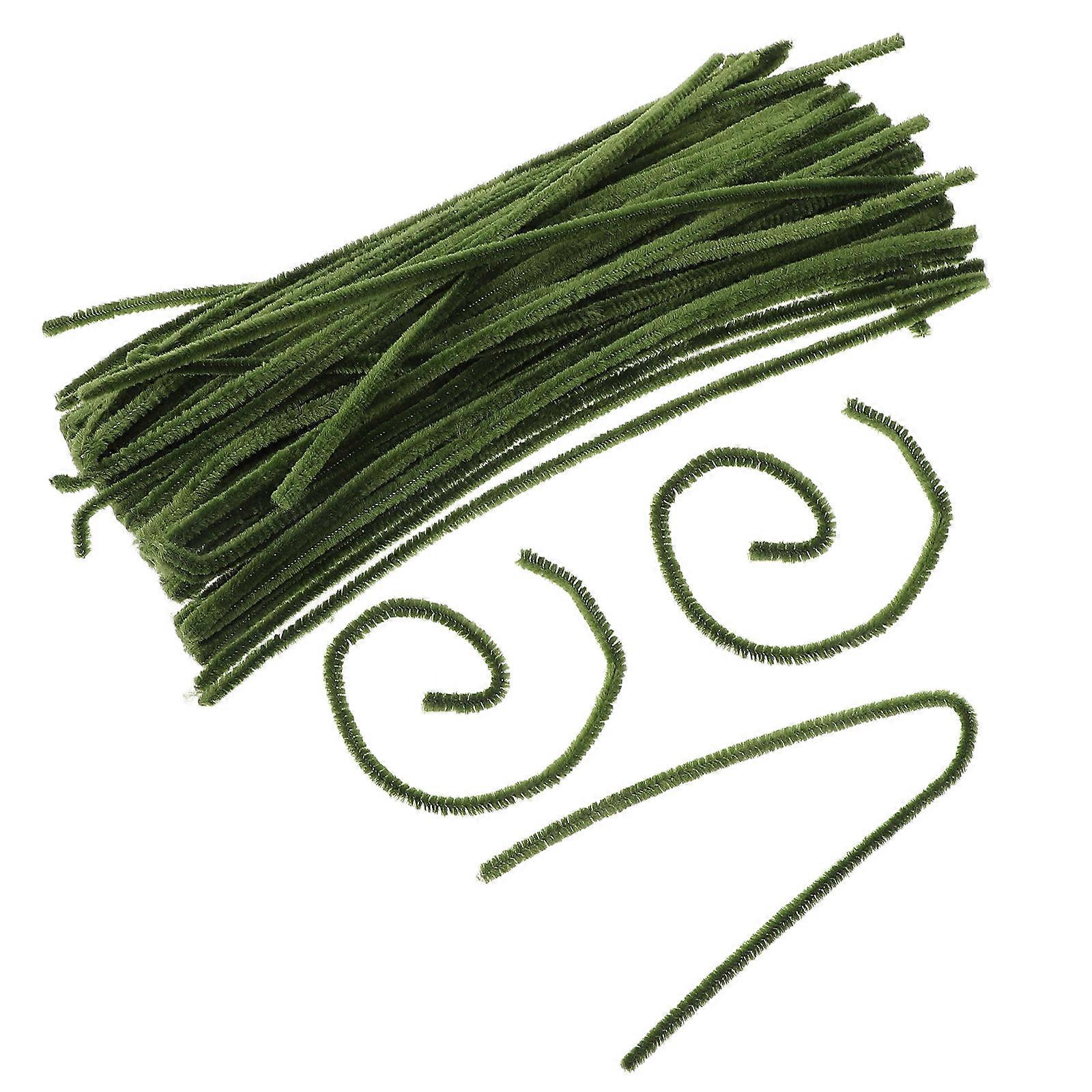 Green DIY Twisted Sticks for Decoration Craft Twisting Sticks 400Pcs