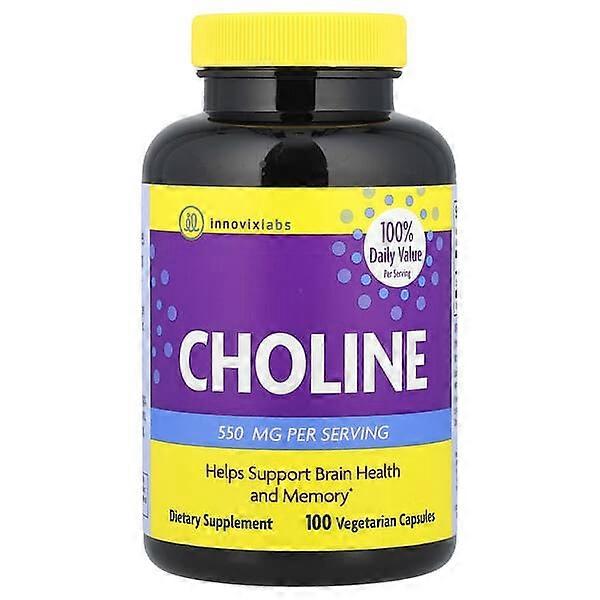 InnovixLabs, Choline, 100 Vegetarian Capsules (275 mg per Capsule)
