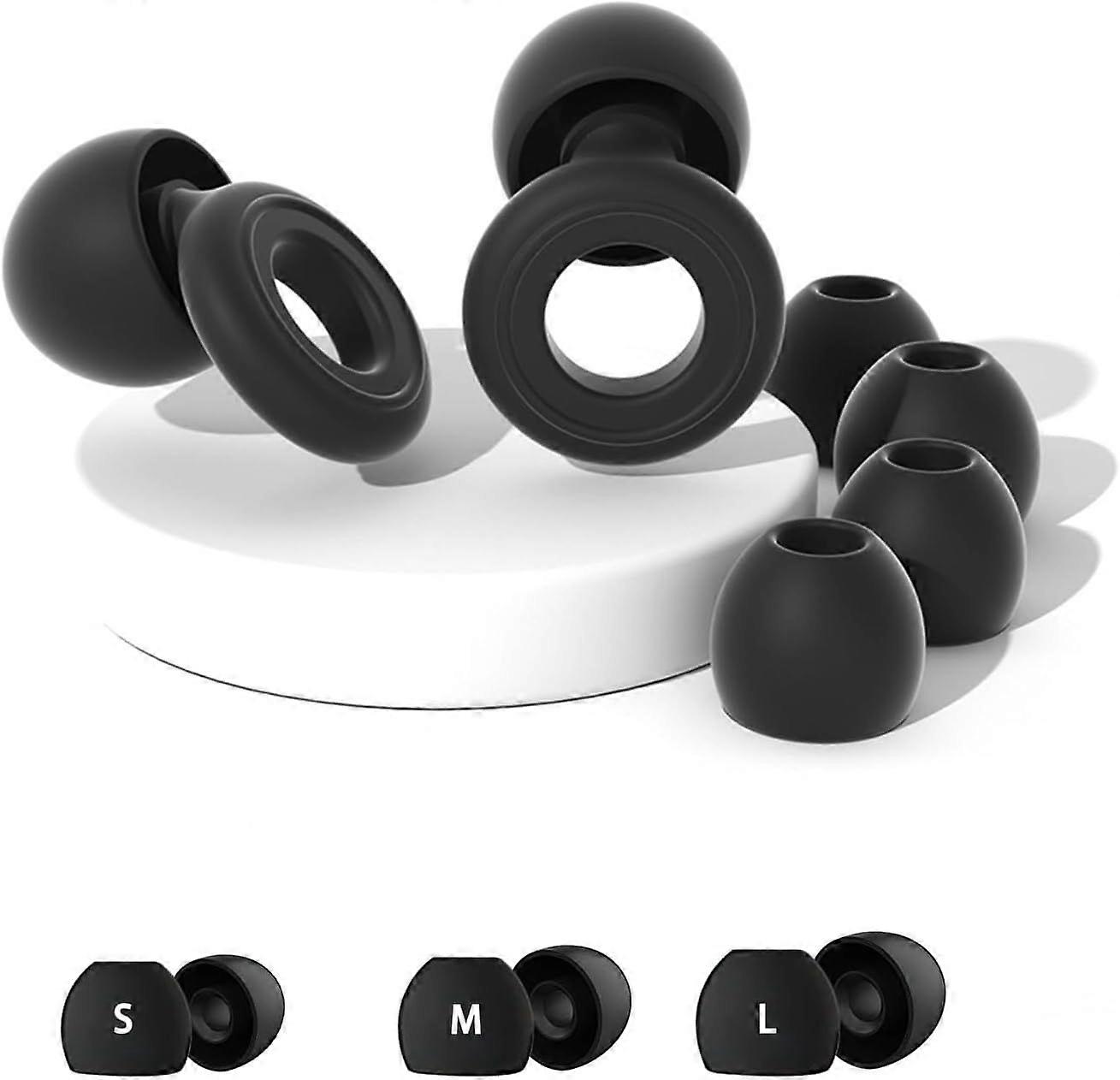 Protetores auriculares UHMC Loop Protetores auriculares para redução de ruído Protetores auriculares reutilizáveis para trabalho e sono Protetores auriculares Loops auriculares Cancelamento de ruído Focus Trave