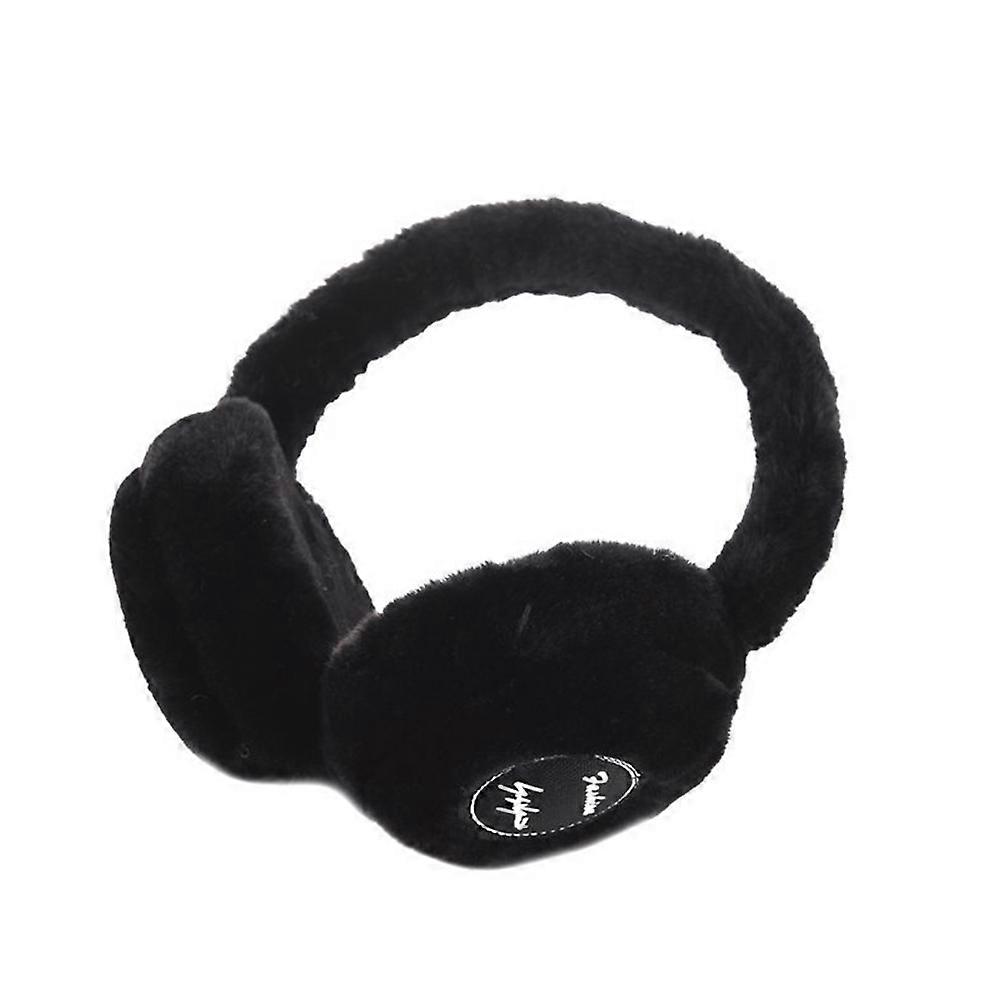 Winter Ear Muffs Warm Headphone Wireless Bluetooth 5.0 Black