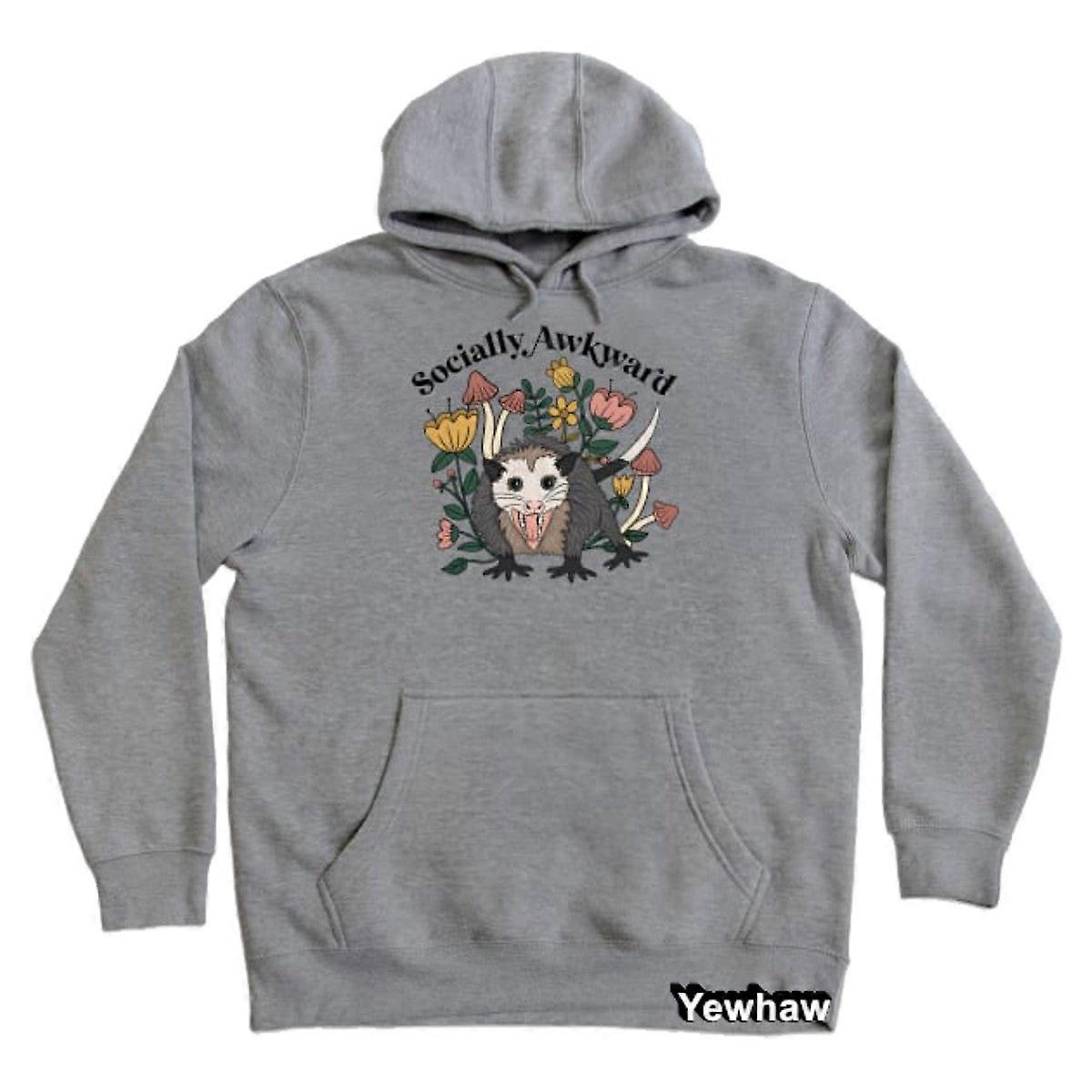 Sudadera con capucha Possum socialmente incómoda