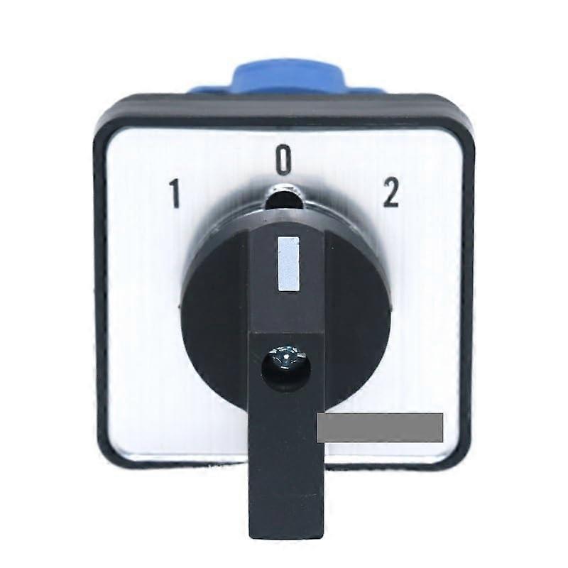64mm Panel 1Pole OnOffOn 3Position 4Terminals Selector Manual Cam Latching Switch 660V 20A