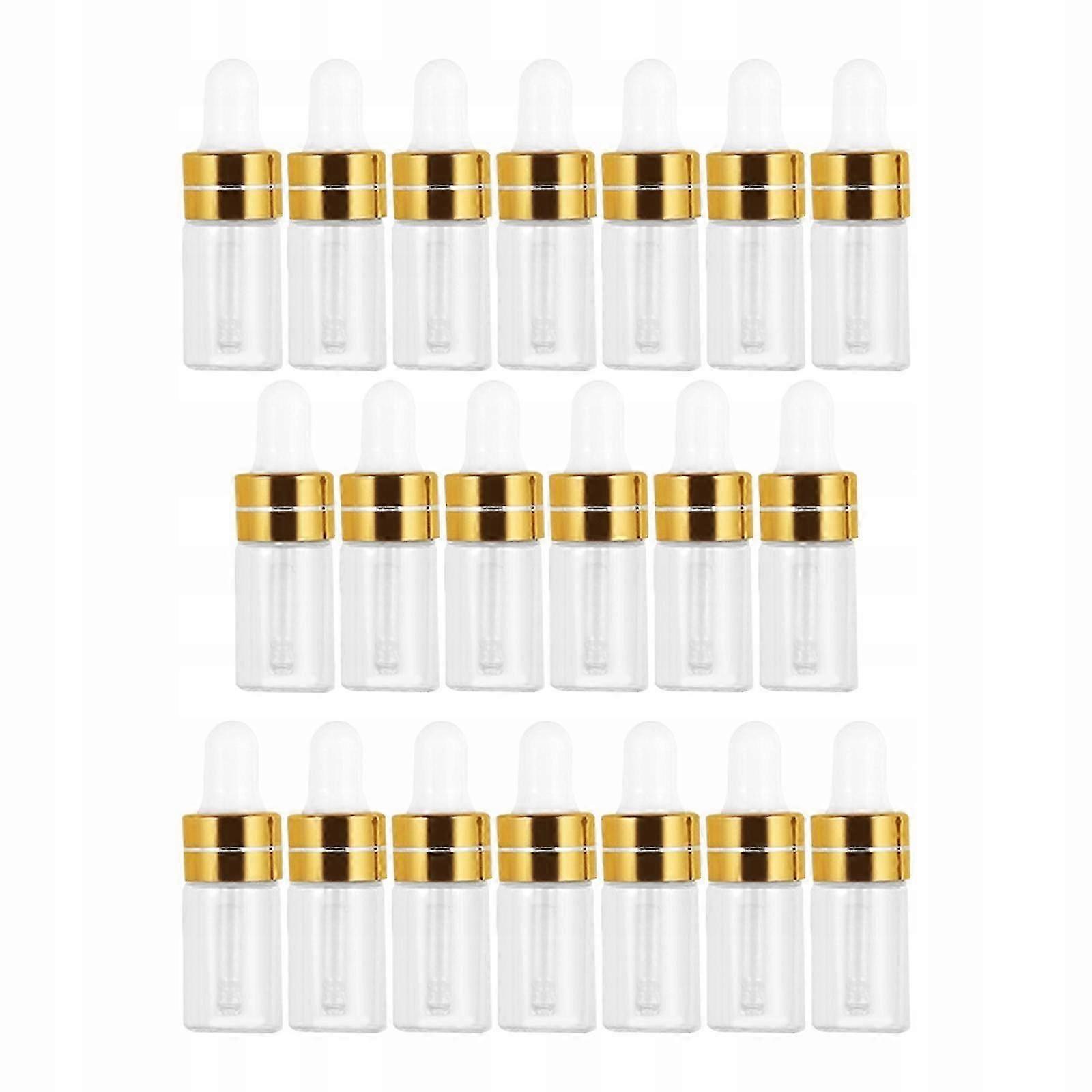 20 Glass Dropper Bottles Containers