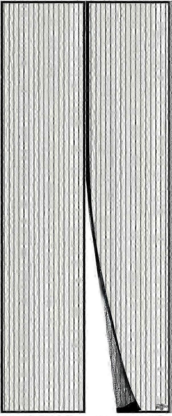 Magnetic Mesh Door Curtain 80x210cm Easy Install No Tools Required