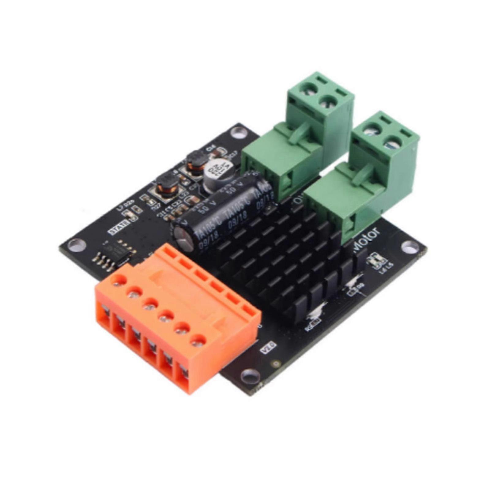 Industrial 12V24V Motor Driver Board Module For Automation Projects Support 7-24V Brushed Motors 2us Minimum Pulse Width Multicolor