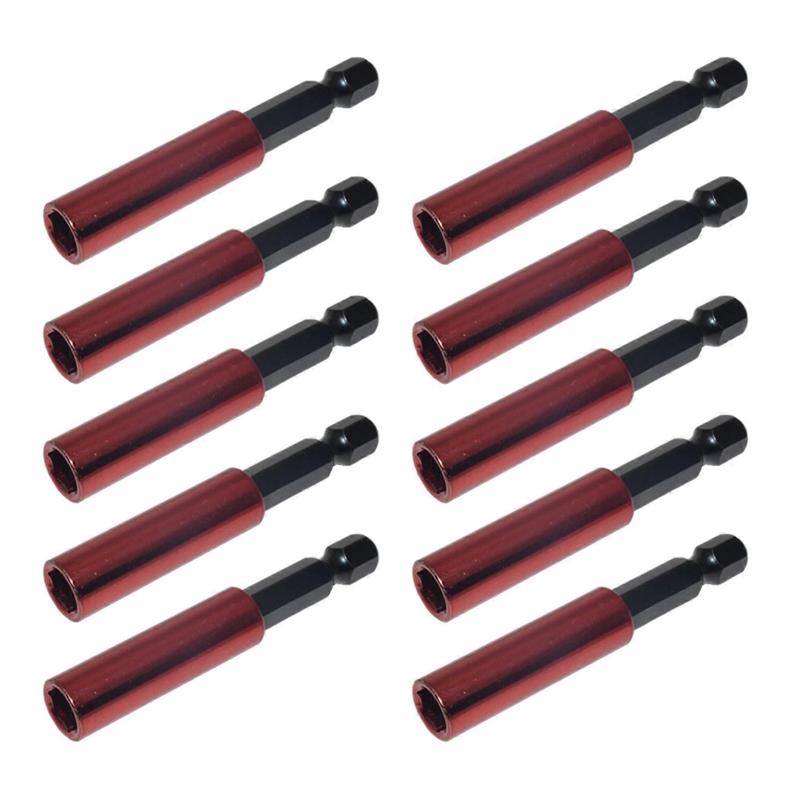 1/4 Hex ShankQuick Release Electric Drill Magnetic Screwdriver Bit Holder 60mm Length Magnetic Screwdriver Extension Multicolor