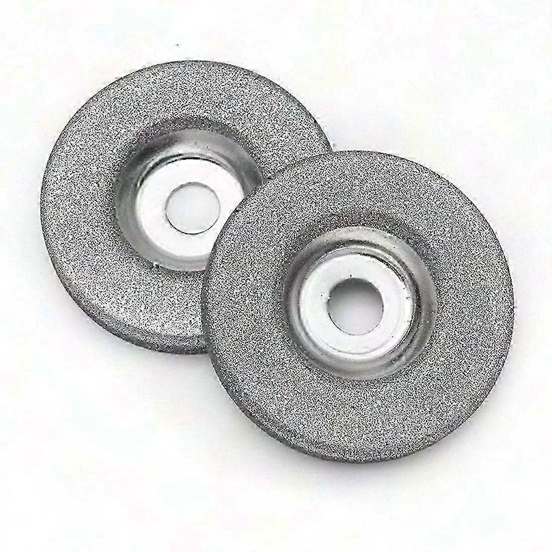 2Pcs 50mm Diamond Grinding Wheel Disc for Electric Multifunctional Sharpener Grinder Sharpening Accessories