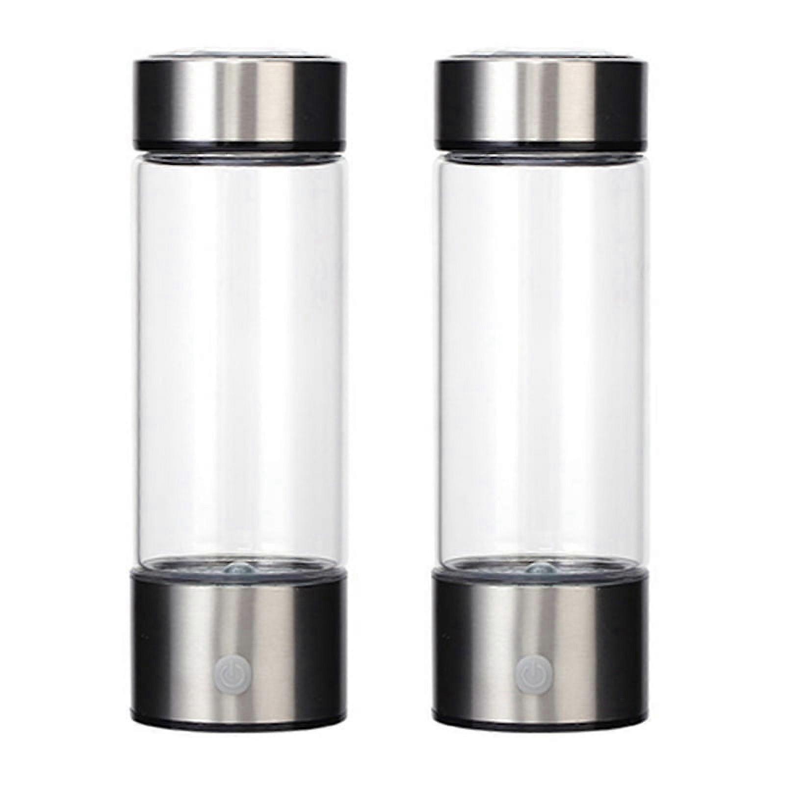 2X 450Ml Portable Hydrogen Water Generator 3 Minutes Mode High Concentration