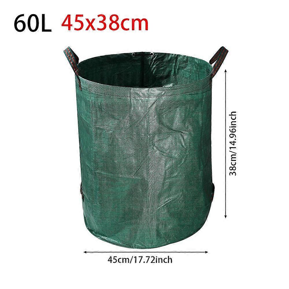 1Pcs Waterproof Leaf Sack Large Capacity Storage Collection Container Durable Garden Waste Bag