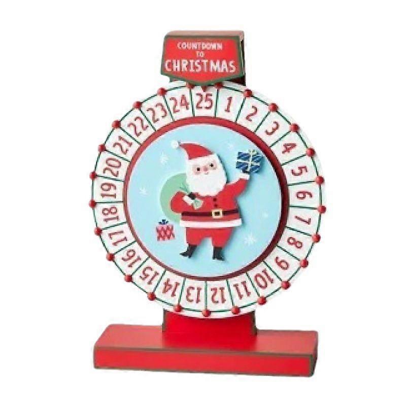 Countdown Christmas Advent Calendar Wheel