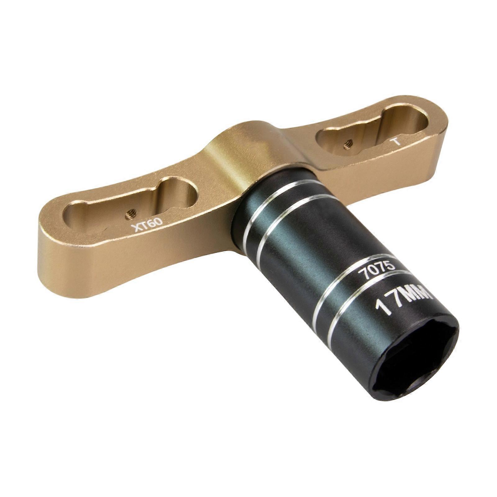 17mm All Metal Wheel Hub Socket For Remote Control Vehicle Optimized Compatibility Effortless Setup  Yellow