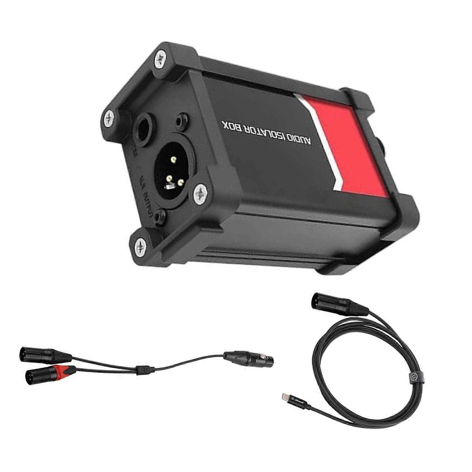 Portable Aluminum Alloys Sound Isolation Device Eliminates Electrical Interferences For Mixing Consoles Multicolor