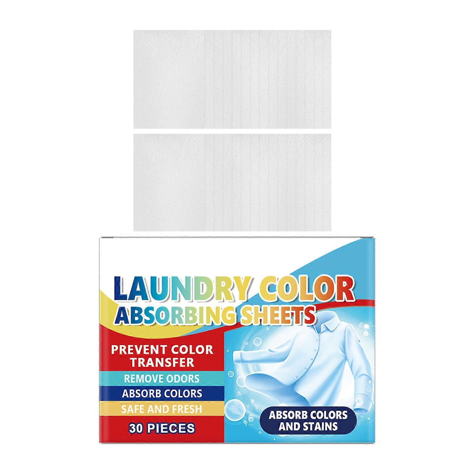 Recyclable Color Team Sheet Ceases Color Migration in Washer Long Permanent Fabric Security for Multiple Colored Laundry Multicolor