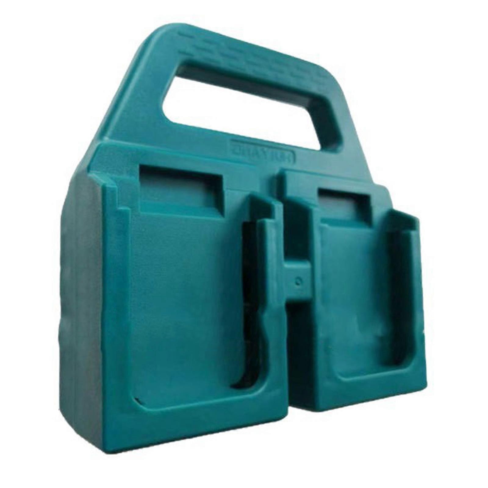 Reinforced 18V Battery Rack High Strength Frame Scratches Proof For Multiple Battery Storage Multicolor