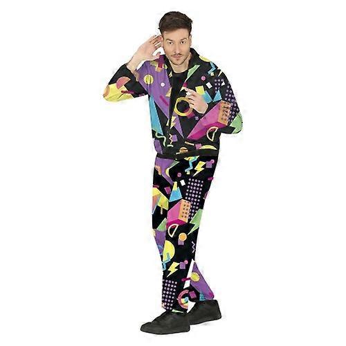 Fiestas Guirca Mens Geometric 80s Tracksuit