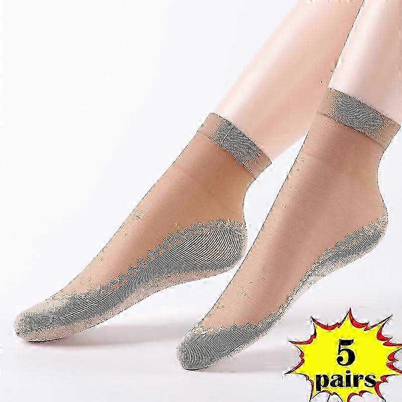 Women's Ultra-thin Cotton Silk Socks