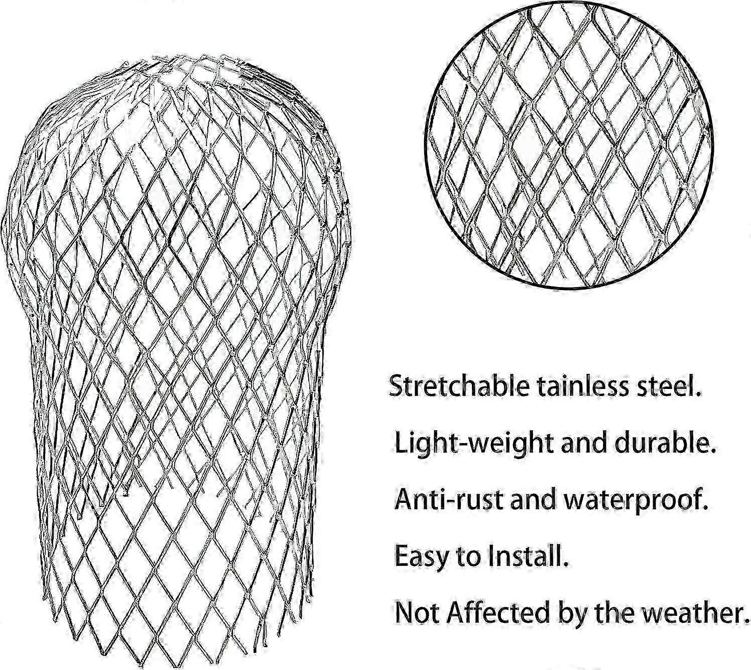 8 Pack Gutter Downspout Guards,gutter Strainer Gutter Downspout Protectors For Preventing Blockage
