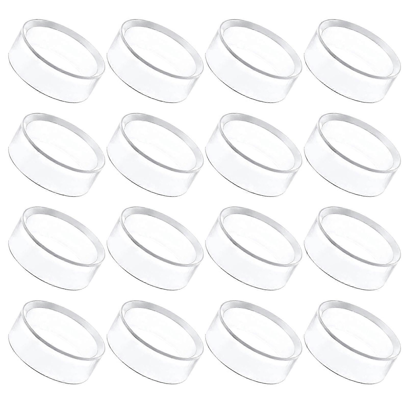 16Pcs Round Baseball Stand Plastic Display Stand Sphere Stand Clear Organization Baseball Display Stands Storage Holders Multicolor