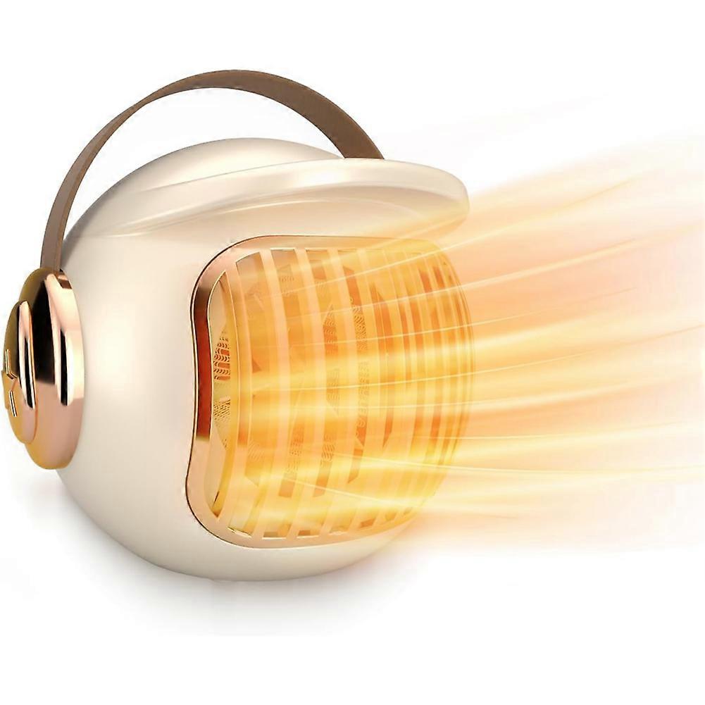 Electric Heater PTC Fast Heating Desktop Warm Air Heater Energy Saving Warmer Portable Heater for Office Desk B US Plug