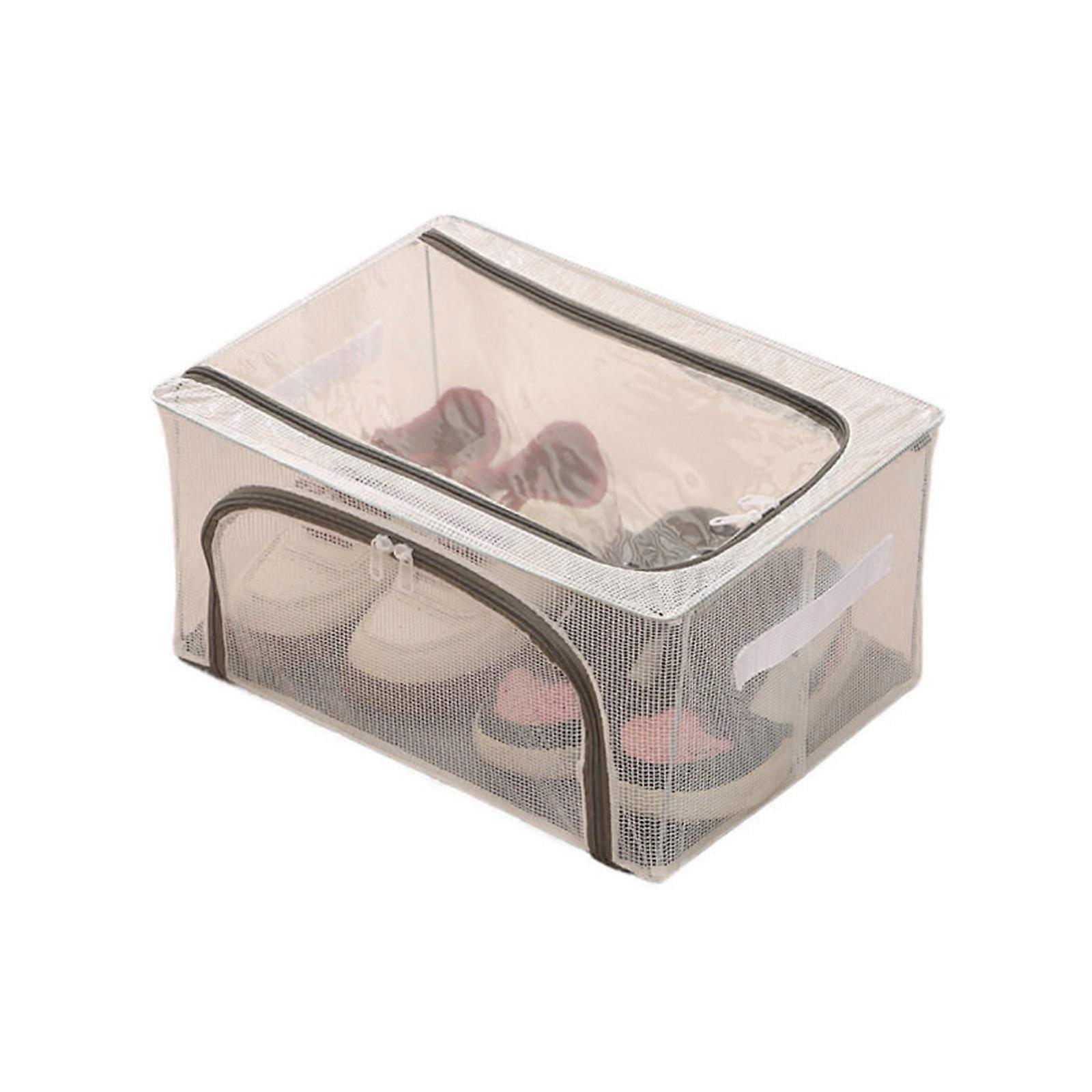 Easy Installation Shoe Rack Clear Visibility Foldable Designs Sturdy Materials for Tight Space  S