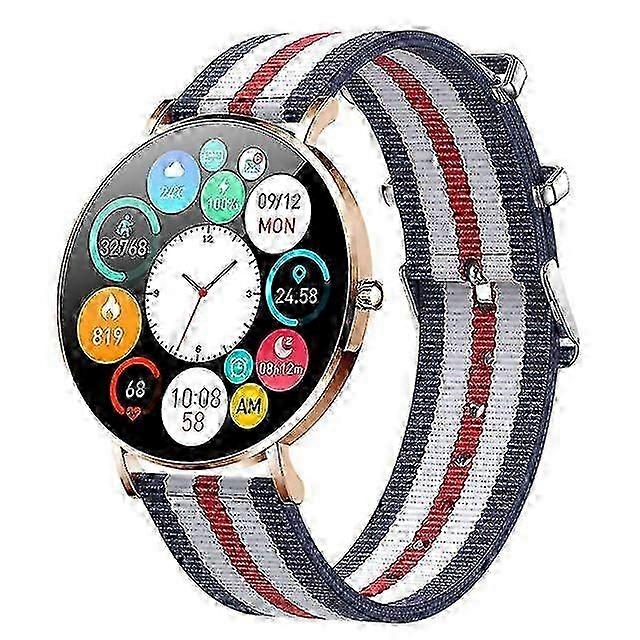2023 New Ultra Thin Smart Watch Adult 360*360 HD Pixel Display Always Show Time Call Reminder Smartwatch Ladies+Box