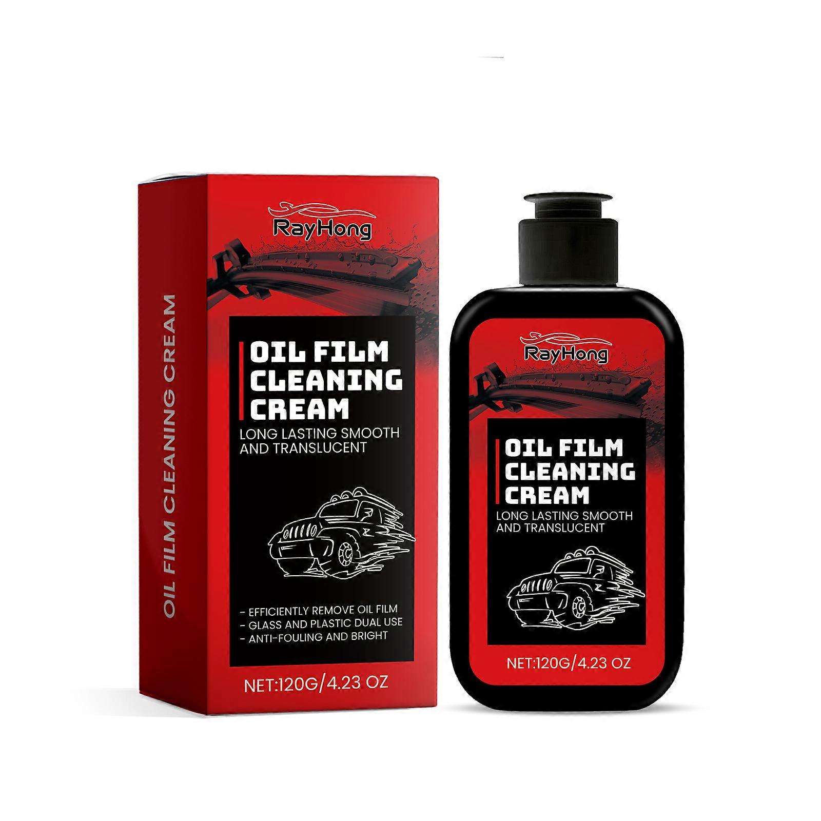 Rayhong Automotive Glass Oil Film Cleaning Cream, Effectively Clean Glass Stains And Oil Stains Clear Vision