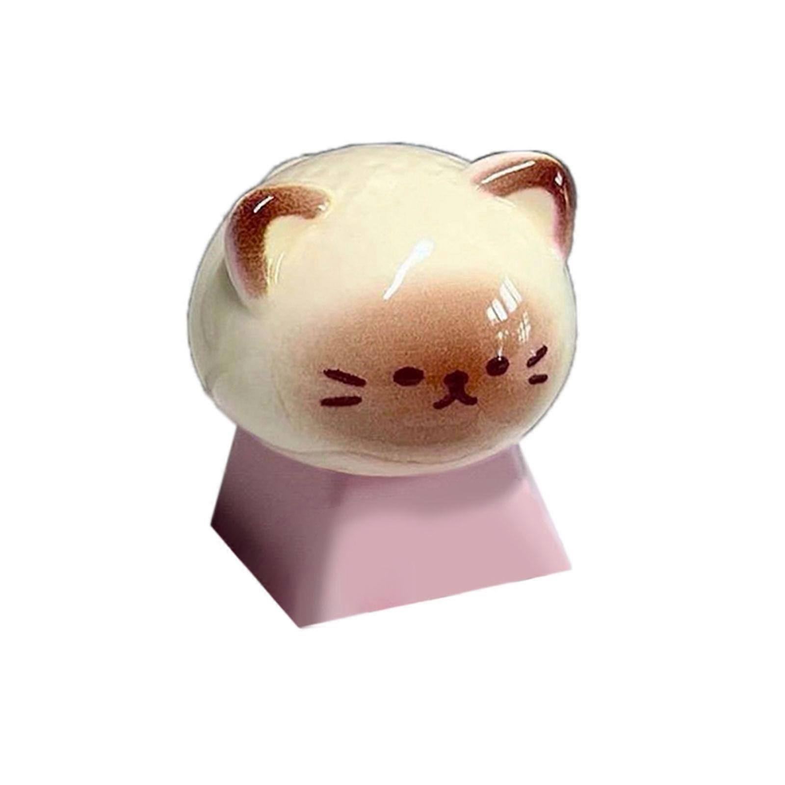 Cartoon Rabbit Shaped Original 3D Sculpted Keycap ESC Keycap for Crosses Axises Keyboards Customization Lovers  D