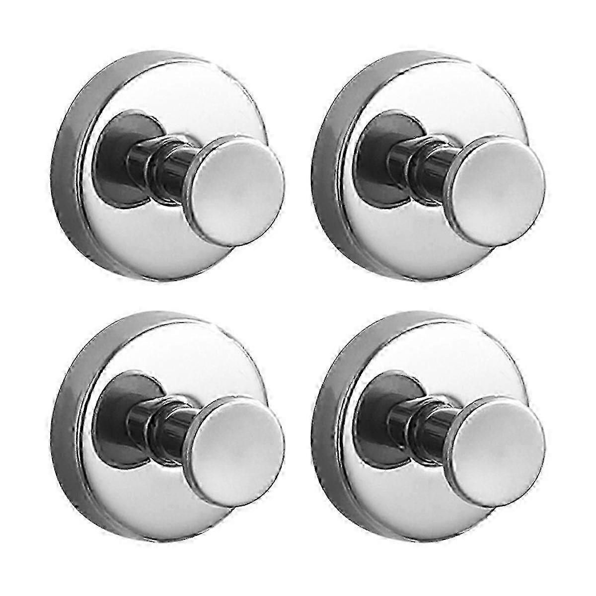 Pacote com 4 suportes de guirlanda de prata com ventosas - Suporta até 15lbs de peso