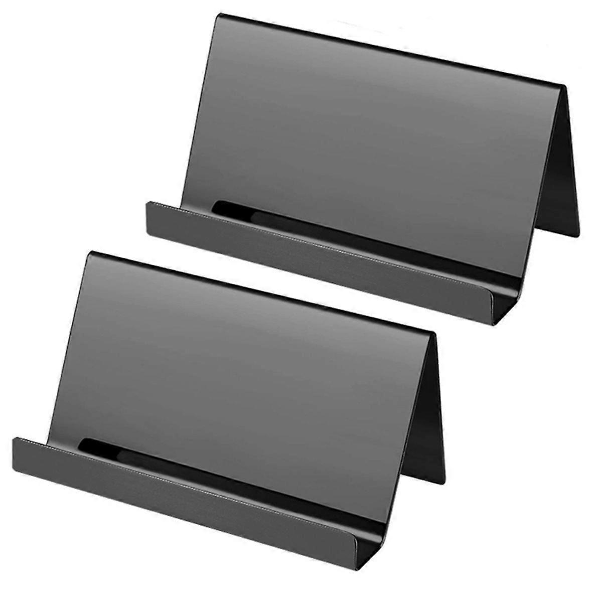 2 Pieces Business Card Holder Desktop Stand Desktop Business CardHolders Desktop Name Card Holders B