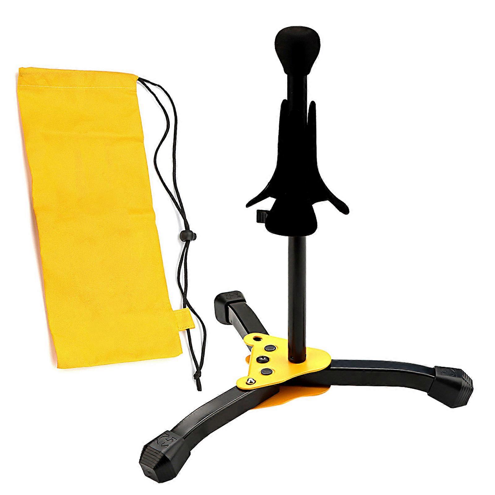 Portable Saxophone Stand Folding Support Adjustable Holder Stand for Sax Nonslip Saxophone Musical Instrument Easy Use Multicolor