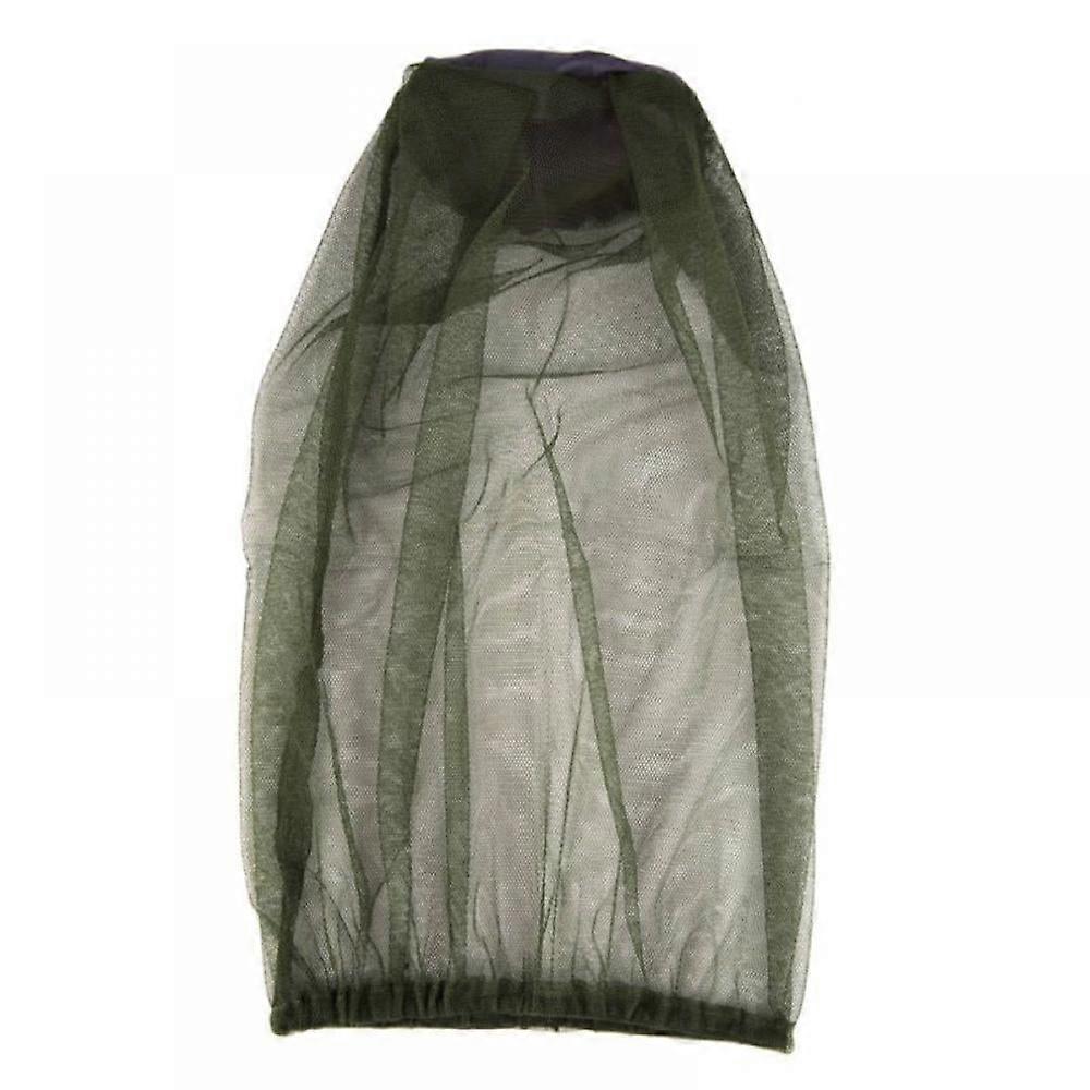 Mosquito Head Net with Extra Fine Holes, Lightweight Face Mesh Neck Cover Netting Mesh Net, No-See-Ums and Midges, Perfect for Outdoor Activities